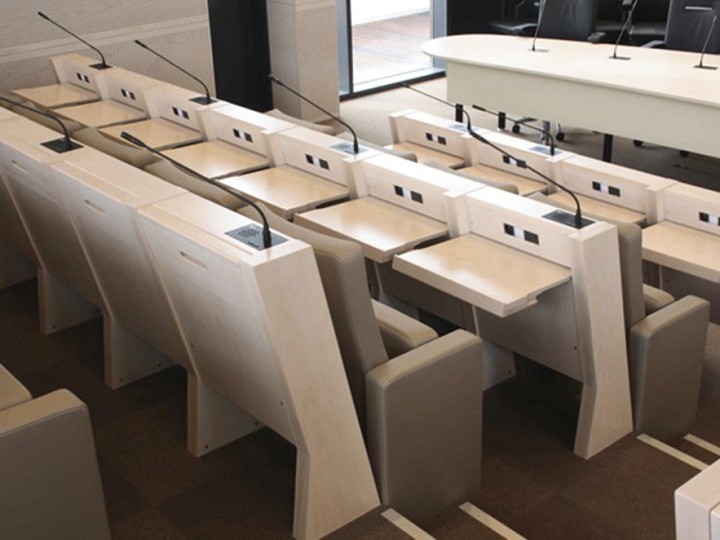 The Perseo seat at the Amphy de la Communauté Grand Dax, France