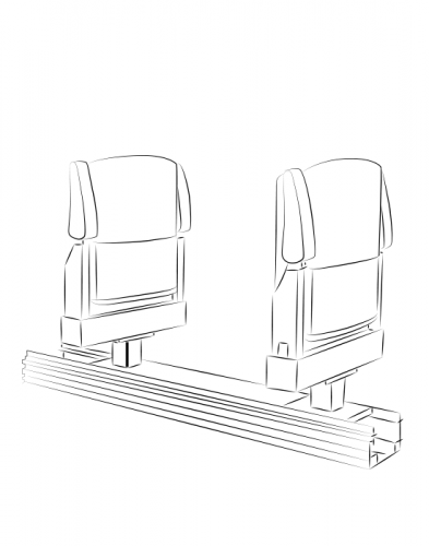 Railing seating system Max Rail