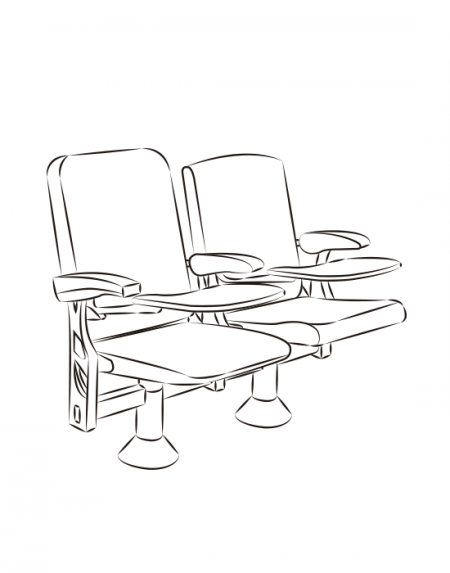 Lecture seating Space Tablet
